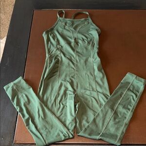 Free people Women's Olive Green Form-Fitting Jumpsuit